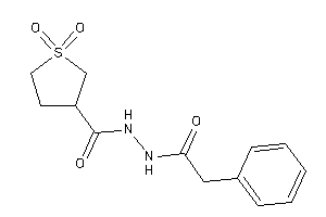 1,1-diketo-N'-(2-phenylacetyl)thiolane-3-carbohydrazide