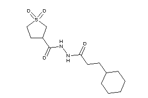 N'-(3-cyclohexylpropanoyl)-1,1-diketo-thiolane-3-carbohydrazide