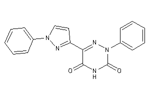 2-phenyl-6-(1-phenylpyrazol-3-yl)-1,2,4-triazine-3,5-quinone