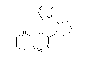 Image of 2-[2-keto-2-(2-thiazol-2-ylpyrrolidino)ethyl]pyridazin-3-one
