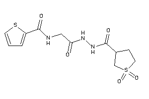 N-[2-[N'-(1,1-diketothiolane-3-carbonyl)hydrazino]-2-keto-ethyl]thiophene-2-carboxamide