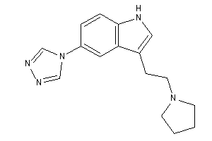 3-(2-pyrrolidinoethyl)-5-(1,2,4-triazol-4-yl)-1H-indole