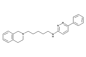5-(3,4-dihydro-1H-isoquinolin-2-yl)pentyl-(6-phenylpyridazin-3-yl)amine
