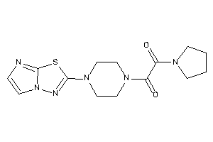 1-(4-imidazo[2,1-b][1,3,4]thiadiazol-2-ylpiperazino)-2-pyrrolidino-ethane-1,2-dione