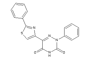 2-phenyl-6-(2-phenylthiazol-4-yl)-1,2,4-triazine-3,5-quinone