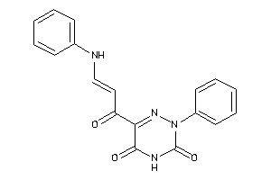 6-(3-anilinoacryloyl)-2-phenyl-1,2,4-triazine-3,5-quinone