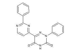 2-phenyl-6-(2-phenylpyrimidin-4-yl)-1,2,4-triazine-3,5-quinone