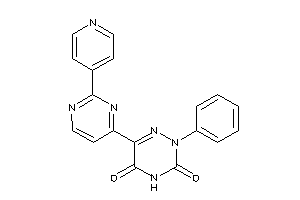 2-phenyl-6-[2-(4-pyridyl)pyrimidin-4-yl]-1,2,4-triazine-3,5-quinone