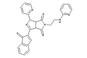3-(1-ketoinden-2-yl)-1-(2-pyridyl)-5-[2-(2-pyridylamino)ethyl]-3a,6a-dihydro-1H-pyrrolo[3,4-c]pyrrole-4,6-quinone