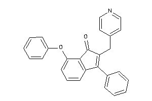 Image of 7-phenoxy-3-phenyl-2-(4-pyridylmethyl)inden-1-one