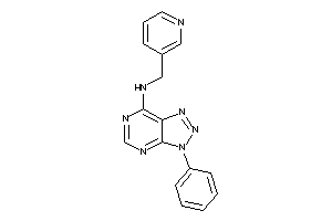 (3-phenyltriazolo[4,5-d]pyrimidin-7-yl)-(3-pyridylmethyl)amine