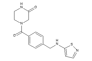 4-[4-[(isothiazol-5-ylamino)methyl]benzoyl]piperazin-2-one