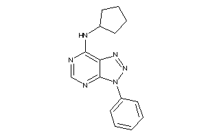 Cyclopentyl-(3-phenyltriazolo[4,5-d]pyrimidin-7-yl)amine
