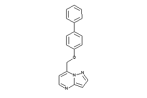 7-[(4-phenylphenoxy)methyl]pyrazolo[1,5-a]pyrimidine