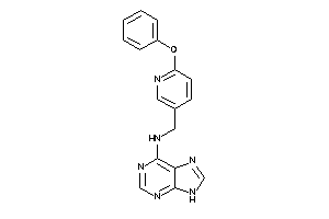 (6-phenoxy-3-pyridyl)methyl-(9H-purin-6-yl)amine