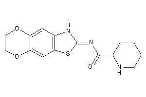 N-(6,7-dihydro-3H-[1,4]dioxino[2,3-f][1,3]benzothiazol-2-ylidene)pipecolinamide