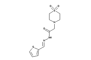 2-(1,1-diketo-1,4-thiazinan-4-yl)-N-(2-thenylideneamino)acetamide