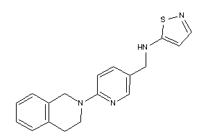 [6-(3,4-dihydro-1H-isoquinolin-2-yl)-3-pyridyl]methyl-isothiazol-5-yl-amine