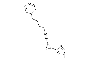 4-[2-(6-phenylhex-1-ynyl)cyclopropyl]-1H-imidazole