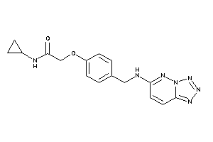 N-cyclopropyl-2-[4-[(tetrazolo[5,1-f]pyridazin-6-ylamino)methyl]phenoxy]acetamide