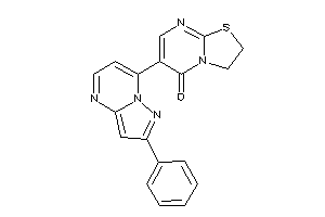 6-(2-phenylpyrazolo[1,5-a]pyrimidin-7-yl)-2,3-dihydrothiazolo[3,2-a]pyrimidin-5-one