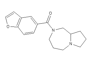 1,3,4,5,7,8,9,9a-octahydropyrrolo[1,2-a][1,4]diazepin-2-yl(benzofuran-5-yl)methanone