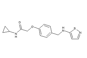 N-cyclopropyl-2-[4-[(isothiazol-5-ylamino)methyl]phenoxy]acetamide