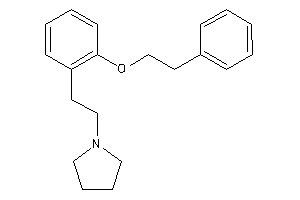 1-[2-(2-phenethyloxyphenyl)ethyl]pyrrolidine
