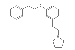 1-[2-(3-phenethyloxyphenyl)ethyl]pyrrolidine