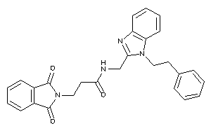 N-[(1-phenethylbenzimidazol-2-yl)methyl]-3-phthalimido-propionamide