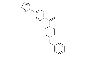 Image of (4-benzylpiperazino)-(4-pyrrol-1-ylphenyl)methanone