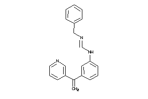 N'-benzyl-N-[3-[1-(3-pyridyl)vinyl]phenyl]formamidine