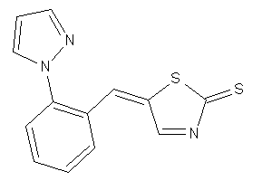 5-(2-pyrazol-1-ylbenzylidene)-3-thiazoline-2-thione