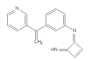 (4-iminocyclobut-2-en-1-ylidene)-[3-[1-(3-pyridyl)vinyl]phenyl]amine