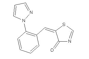 5-(2-pyrazol-1-ylbenzylidene)-2-thiazolin-4-one