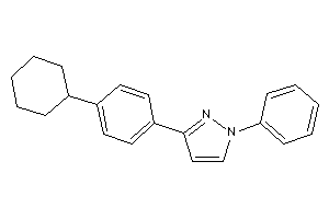 3-(4-cyclohexylphenyl)-1-phenyl-pyrazole