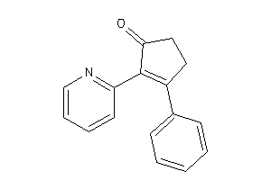 3-phenyl-2-(2-pyridyl)cyclopent-2-en-1-one