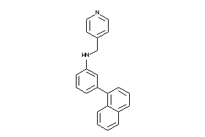 Image of [3-(1-naphthyl)phenyl]-(4-pyridylmethyl)amine