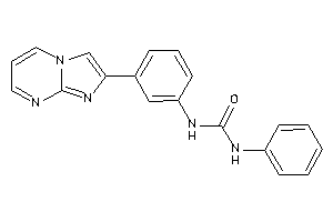 1-(3-imidazo[1,2-a]pyrimidin-2-ylphenyl)-3-phenyl-urea