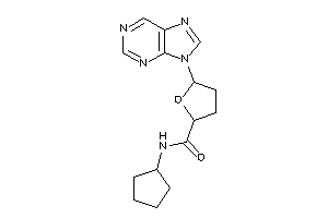 N-cyclopentyl-5-purin-9-yl-tetrahydrofuran-2-carboxamide