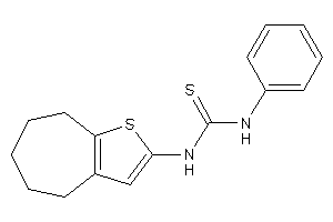 1-phenyl-3-(5,6,7,8-tetrahydro-4H-cyclohepta[b]thiophen-2-yl)thiourea