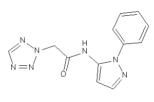 N-(2-phenylpyrazol-3-yl)-2-(tetrazol-2-yl)acetamide