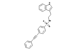 N-[2-(1H-indol-3-yl)ethyl]-4-(2-phenylethynyl)benzenesulfonamide