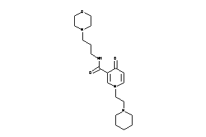 4-keto-N-(3-morpholinopropyl)-1-(2-piperidinoethyl)nicotinamide