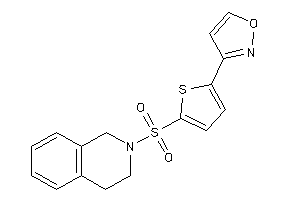 3-[5-(3,4-dihydro-1H-isoquinolin-2-ylsulfonyl)-2-thienyl]isoxazole