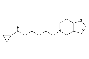 Cyclopropyl-[5-(6,7-dihydro-4H-thieno[3,2-c]pyridin-5-yl)pentyl]amine