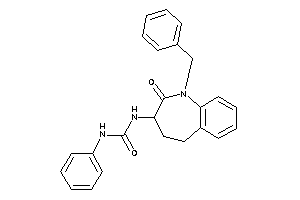 1-(1-benzyl-2-keto-4,5-dihydro-3H-1-benzazepin-3-yl)-3-phenyl-urea