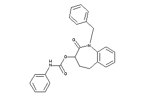 N-phenylcarbamic Acid (1-benzyl-2-keto-4,5-dihydro-3H-1-benzazepin-3-yl) Ester