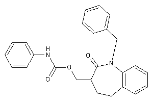 N-phenylcarbamic Acid (1-benzyl-2-keto-4,5-dihydro-3H-1-benzazepin-3-yl)methyl Ester