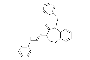 Image of N'-(1-benzyl-2-keto-4,5-dihydro-3H-1-benzazepin-3-yl)-N-phenyl-formamidine